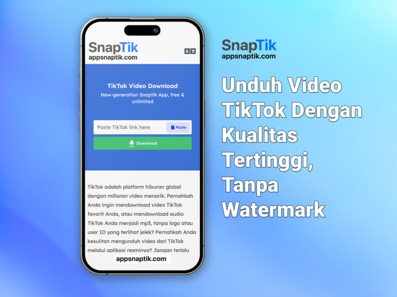 Bagaimana cara mengunduh video TikTok tanpa logo dan User ID?