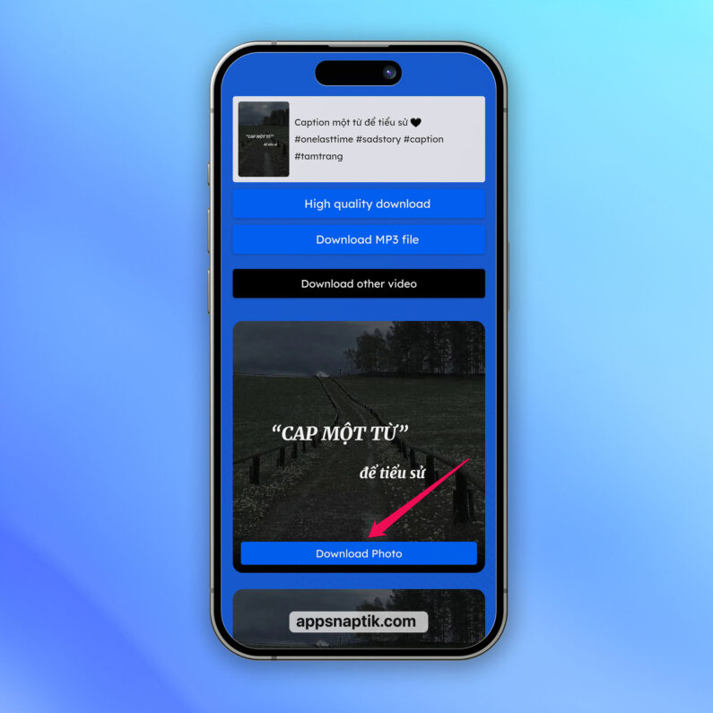 Cách tải ảnh slide TikTok không logo, miễn phí